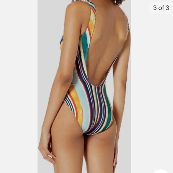 NWT Hobie Striped One Piece swimsuit - Picture 3 of 7